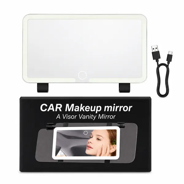 ALQO_LED_Car_Vanity_Mirror_with_Lights_–_Rechargeable_Sun_Visor_Makeup_Mirror_|_3_Color_Modes_|_Touch_Control