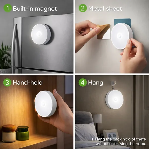 USB_Rechargeable_Motion_Sensor_Night_Lamp,_LED_Cabinet_Light_with_ON/AUTO/OFF_Modes_for_Wardrobe,_Bedroom,_Kitchen_&_Stairs_(Round)