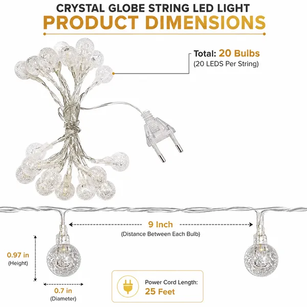 ALQO_Crystal_Globe_String_LED_Light_|_Decorative_Fairy_String_Lights_for_Bedroom,_Balcony,_Wedding,_Party,_Diwali_&_Home_Decoration_(_Warm_White,_3_Meters,_Pack_of_2)