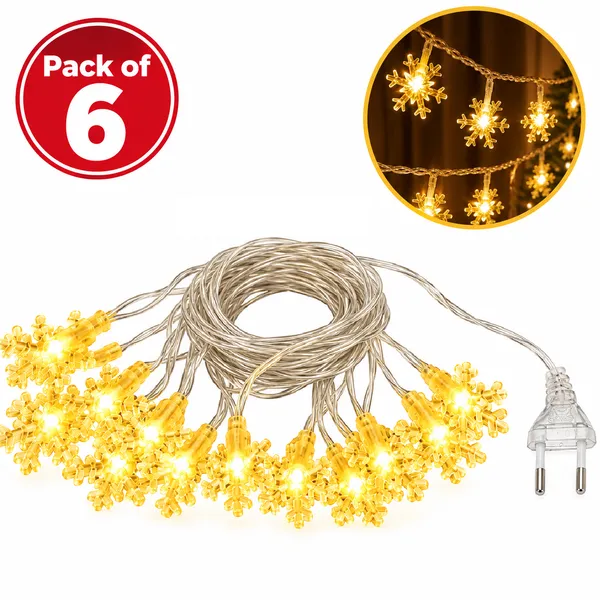 ALQO_Snowflake_15_LED_String_Lights_|_Decorative_Hanging_Lights_for_Christmas,_Diwali,_Wedding,_Party_&_Home_Decoration_|_(_Warm_White,_3_Meters,_Pack_of_2)