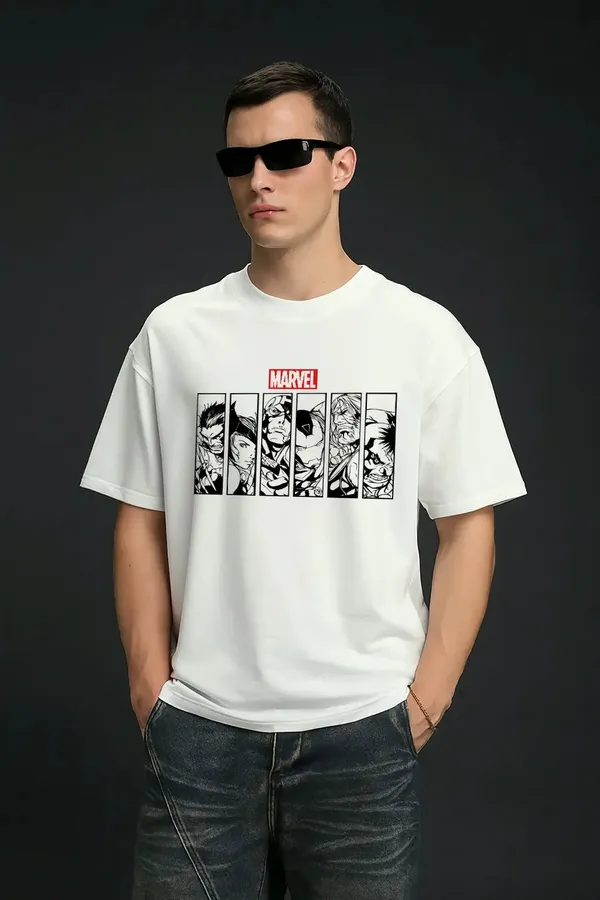 Marvel_Comic_Oversized_T_Shirt_White