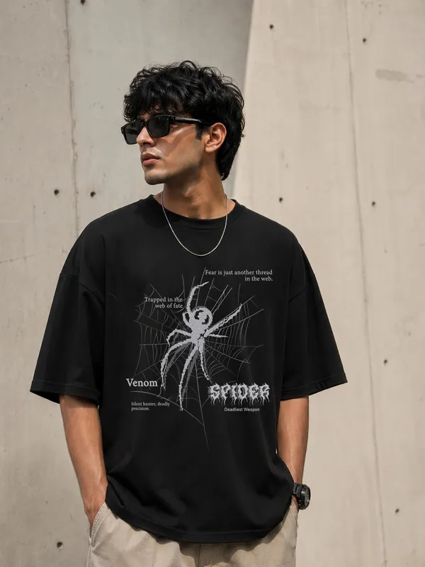 Spider_Venom_The_Deadliest_Oversized_T_Shirt_Black