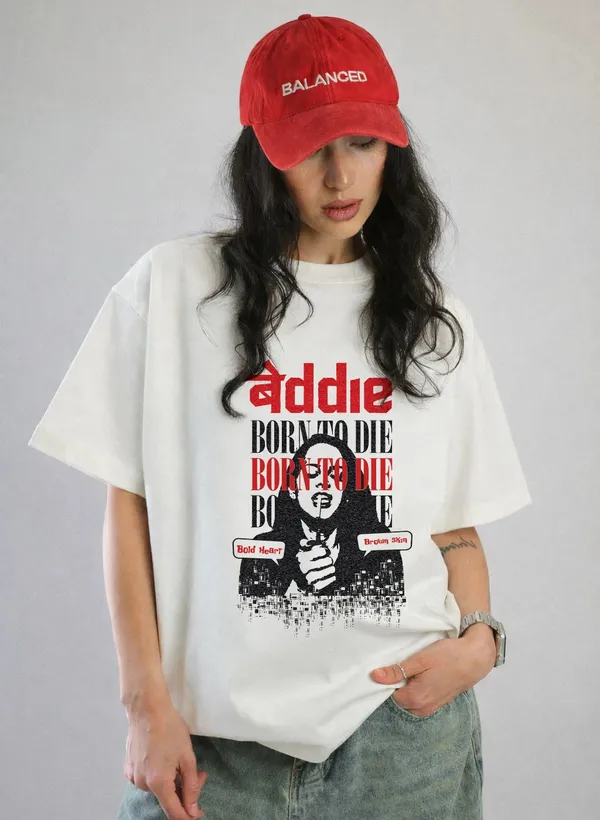Born_To_Die_Baddie_Trendy_Oversized_T_Shirt_White
