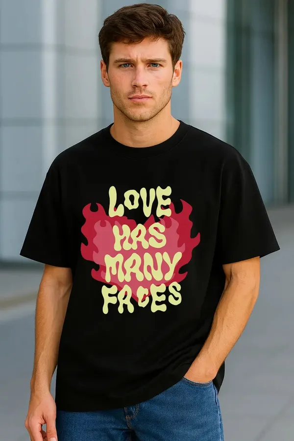 Love_Has_Many_Faces_Graphic_Oversized_T_Shirt_Black