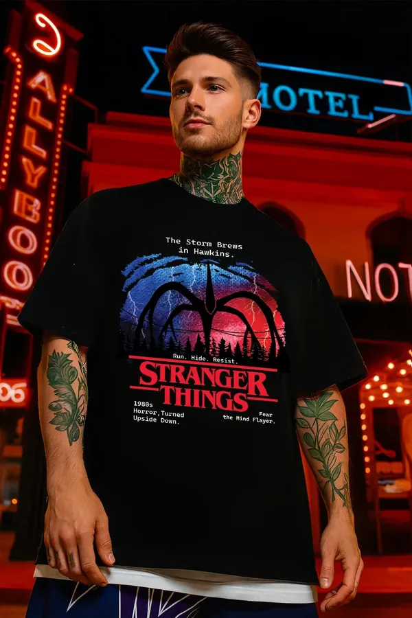 Stranger_Things_Oversized_T_Shirt_Black