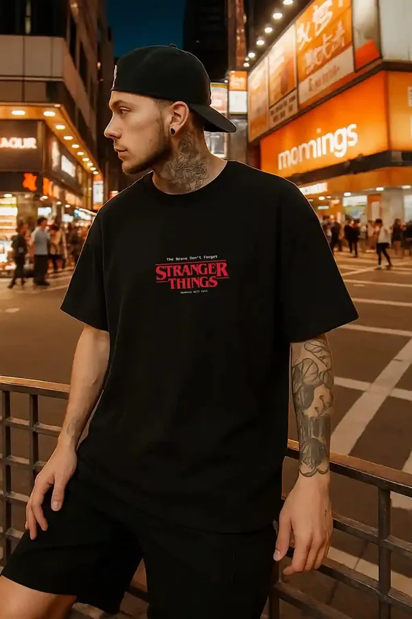 Will_The_Sorcerer_Exclusive_Stranger_Things_S5_Oversized_T_Shirt_Black