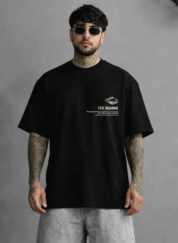 The_Beginning_Mahabharata_Krishna_Inspired_Indian_Mythology_Oversized_T_Shirt_Black