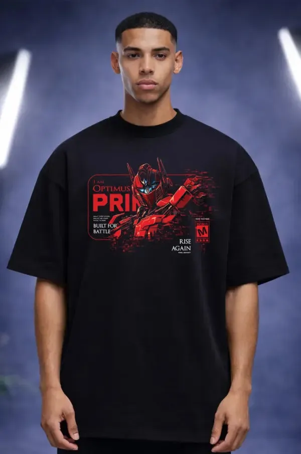 Transformers_Optimus_Prime_Oversized_T_Shirt_Black