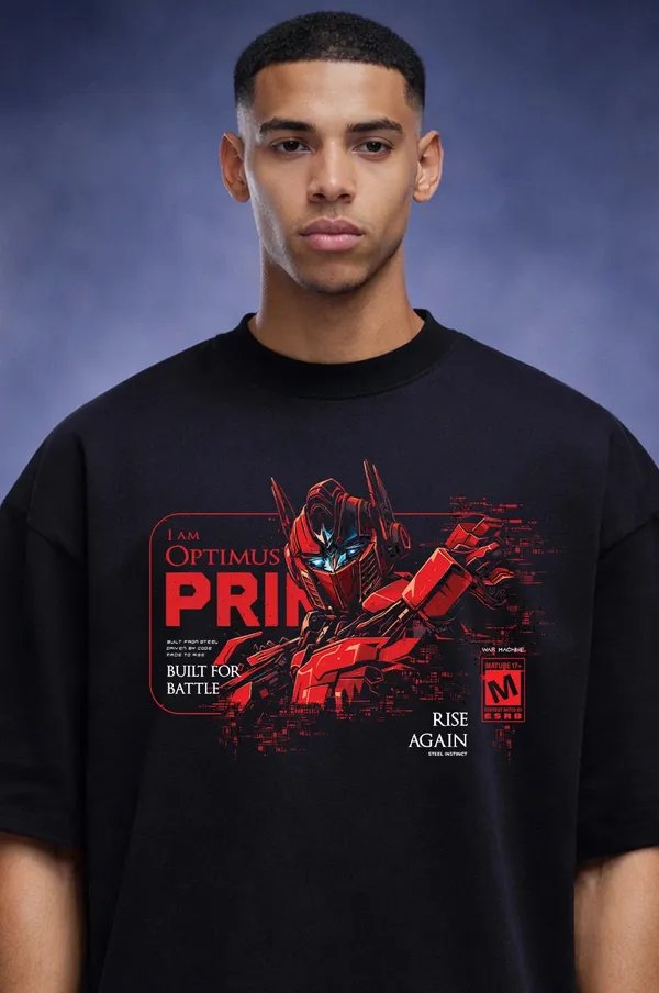 Transformers_Optimus_Prime_Oversized_T_Shirt_Black