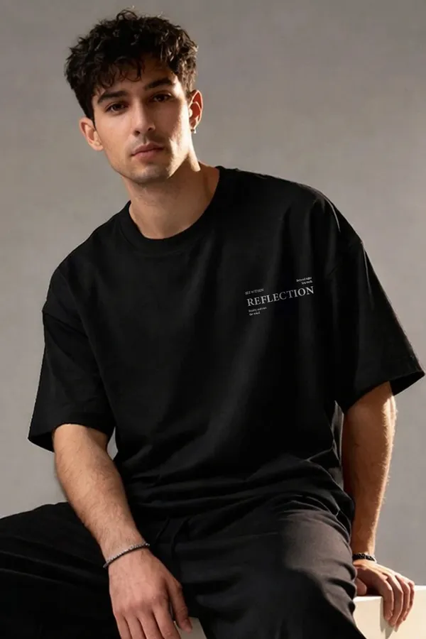 Reflection_Aesthetic_Oversized_T_Shirt_Black