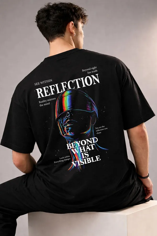 Reflection_Aesthetic_Oversized_T_Shirt_Black