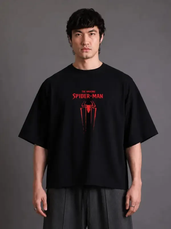 The_Amazing_Spider_Man_Lost_His_Gwen_T_Shirt_Marvel_Oversized_T_Shirt_Black