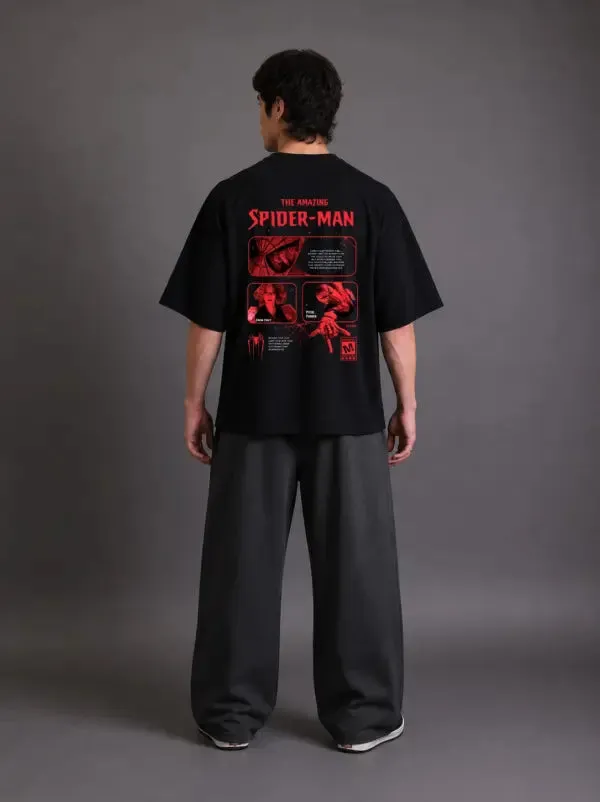 The_Amazing_Spider_Man_Lost_His_Gwen_T_Shirt_Marvel_Oversized_T_Shirt_Black