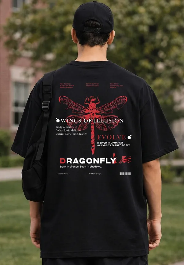 Dragonfly_Wings_Of_Illusion_Oversized_T_Shirt_Black