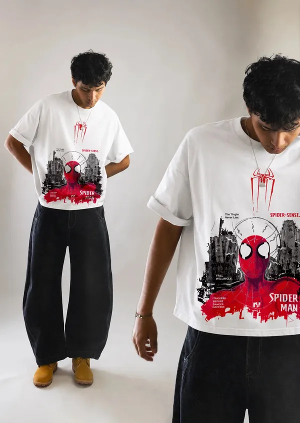 Spider_Man_Brand_New_Day_Marvel_Oversized_T_Shirt_White