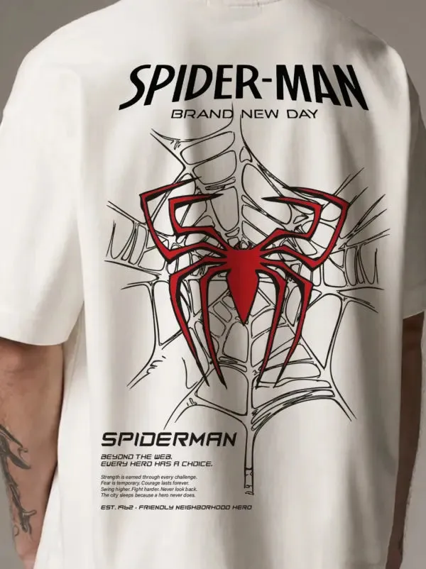 Spider_Man_Brand_New_Day_Web_Oversized_T_Shirt_White