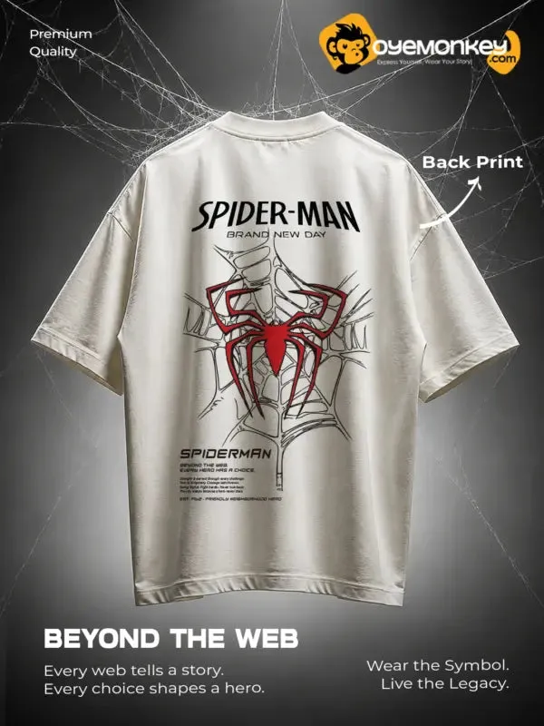 Spider_Man_Brand_New_Day_Web_Oversized_T_Shirt_White