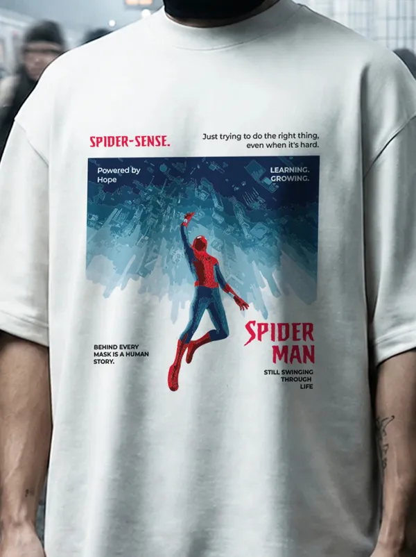 Spider_Man_Rebirth_To_Save_The_World_Oversized_T_Shirt_White