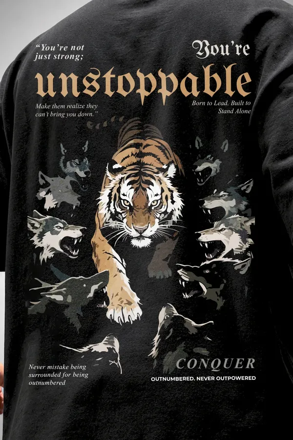 Unstoppable_Tiger_Fearless_Minds_Oversized_T_Shirt_Black