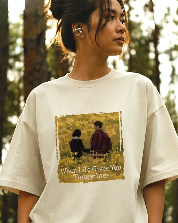 When_Life_Gives_You_Tangerines_Oversized_T_Shirt_White