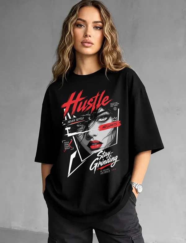 Hustle_Stay_Grinding_Oversized_T_Shirt_Black