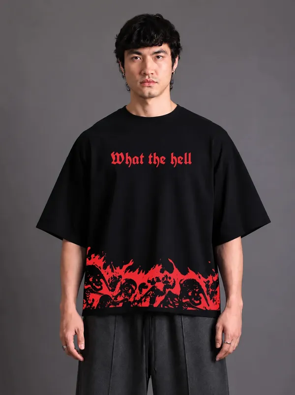 What_The_Hell_Oversized_T_Shirt_Black