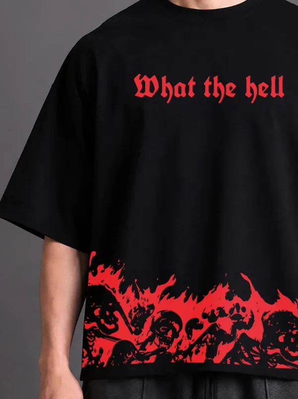 What_The_Hell_Oversized_T_Shirt_Black