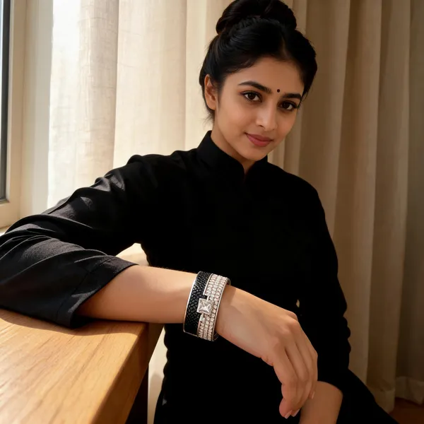 Black_Silver_Tone_Wide_Embellished_Cuff_Bracelet_For_Women