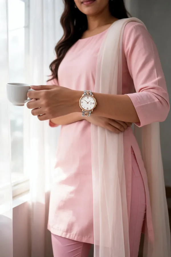 Rose_Gold_Tone_Roman_Numeral_Analog_Watch_For_Women