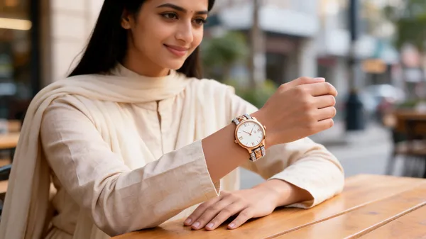 Rose_Gold_Tone_Roman_Numeral_Analog_Watch_For_Women
