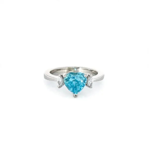 Silver_Tone_Blue_Heart_Stone_Ring_For_Women