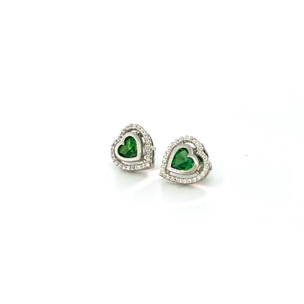 Silver_Tone_Green_Heart_Stone_Stud_Earrings_For_Women