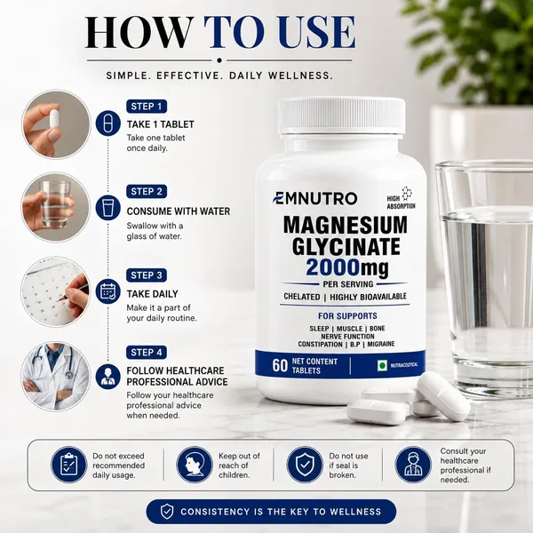 Magnesium_Glycinate_2000mg_Per_Serving_Tablets_Chelated_High_Absorption_Formula_440mg_Elemental_Magnesium_Supports_Muscle_Nerve_Function_60_Tablets