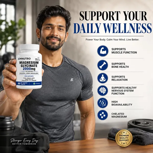 Magnesium_Glycinate_2000mg_Per_Serving_Tablets_Chelated_High_Absorption_Formula_440mg_Elemental_Magnesium_Supports_Muscle_Nerve_Function_60_Tablets