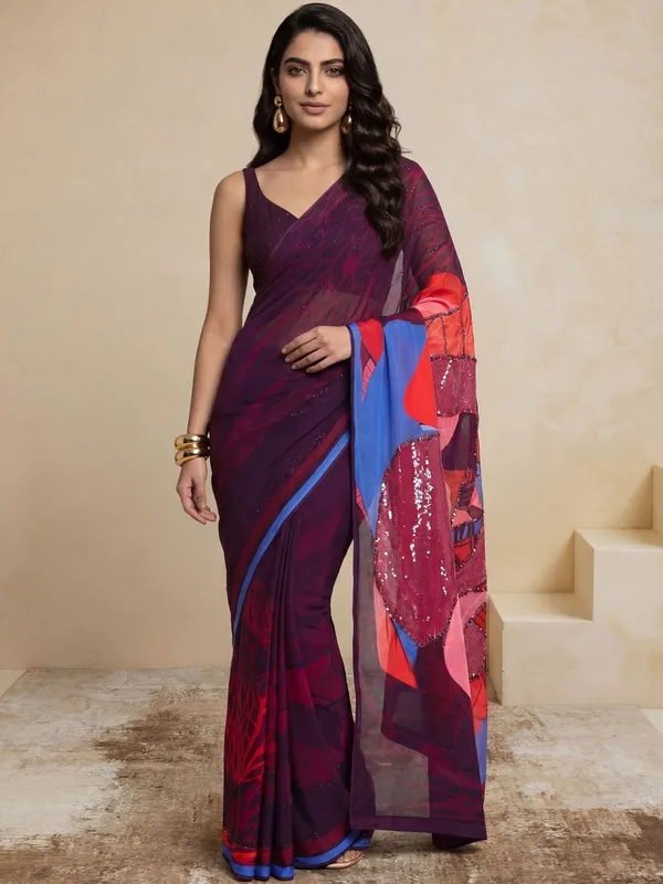 Sequinned_Heavy_Work_Saree_(5.5_Metre_Saree_With_Stitched_Blouse)