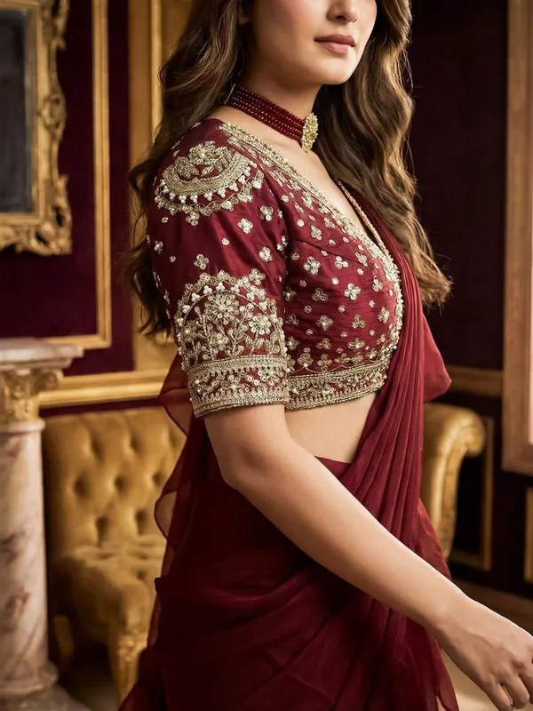 Embellished_Embroidered_Saree_(5.5_Metre_Saree_With_Stitched_Blouse)