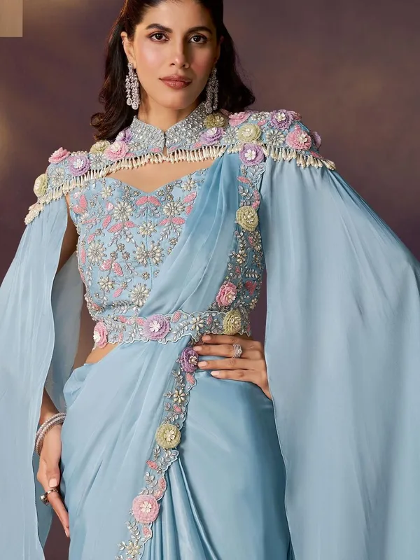 Floral_Embroidered_Satin_Heavy_Work_Saree_(5.5_Metre_Saree_With_Stitched_Blouse)