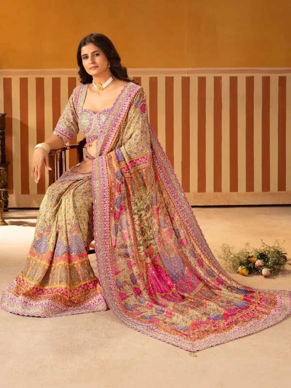 Floral_Embroidered_Heavy_Work_Saree_(5.5_Metre_Saree_With_Stitched_Blouse)