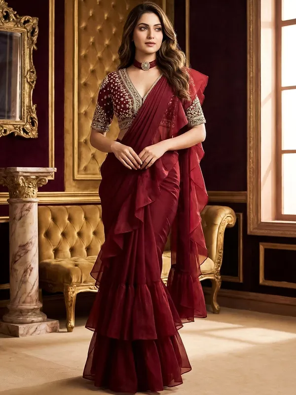 Embellished_Embroidered_Saree_(5.5_Metre_Saree_With_Stitched_Blouse)