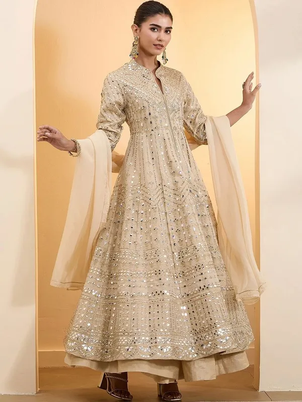 Women_Embroidered_Regular_Mirror_Work_Pure_Cotton_Kurta_with_Skirt_&_With_Dupatta