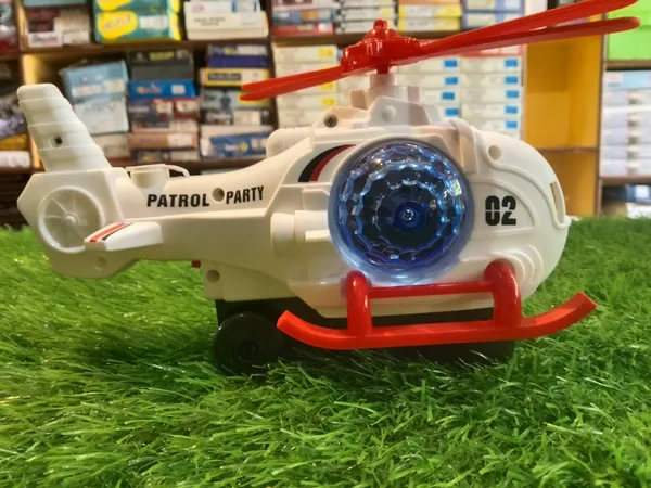 White_Patrol_Helicopter_Toy_With_Blue_Detail