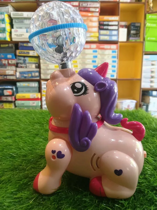 Pink_Unicorn_Toy_With_Decorative_Light_Ball