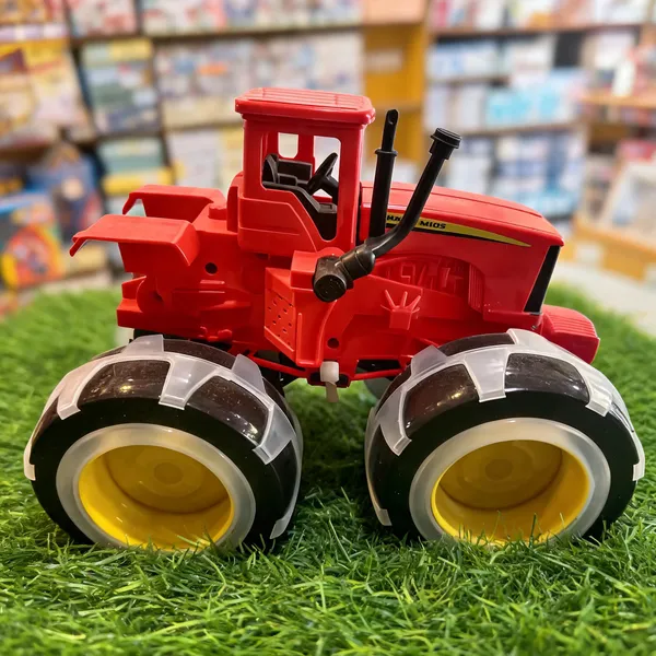 Red_Plastic_Small_Farm_Tractor