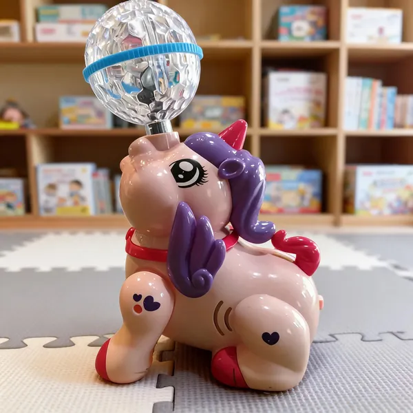 White_Plastic_Flying_Horse_Lights