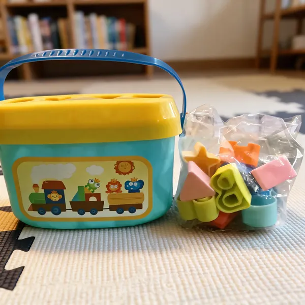 Yellow_And_Blue_Premium_Plastic_Baby'S_First_Blocks_Toys