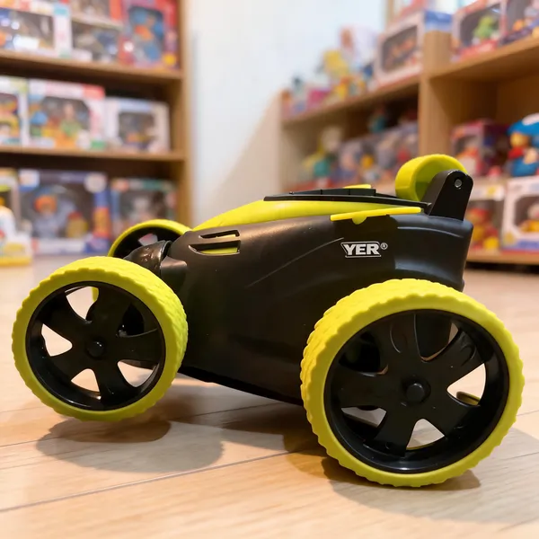 Yellow_Plastic_Stunt_Car