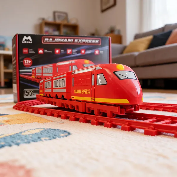 Red_Plastic_Rajdhani_Express_Battery-Operated_Toy_Train_Set
