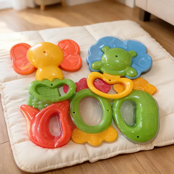 Multicolor_Plastic_Baby_Rattle_And_Teether_Toy_Set