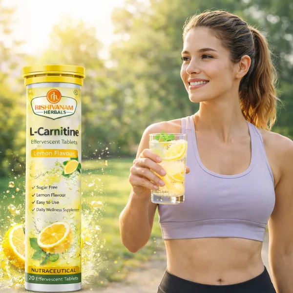 Rishivanam_Herbals_L-Carnitine_Lemon_Effervescent_Tablets