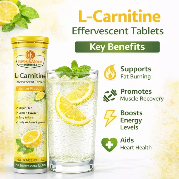 Rishivanam_Herbals_L-Carnitine_Lemon_Effervescent_Tablets